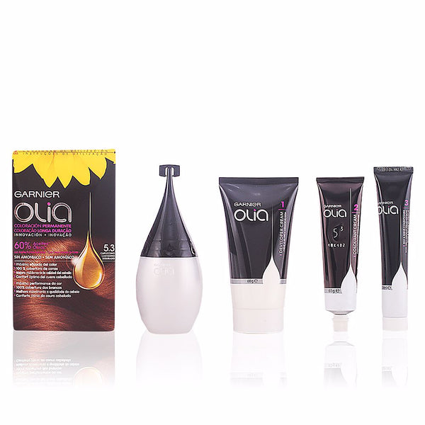 Garnier Olia pysyvä värjäys #5,3 capuccino set | Vuodevaatteet.fi
