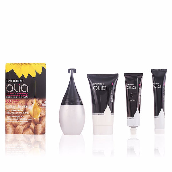 Garnier Olia pysyvä värjäys #8,31 hunajablondi set | Vuodevaatteet.fi