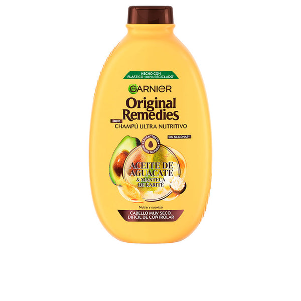Garnier Original remedies shampoo avokado ja karité 600 ml | Vuodevaatteet.fi