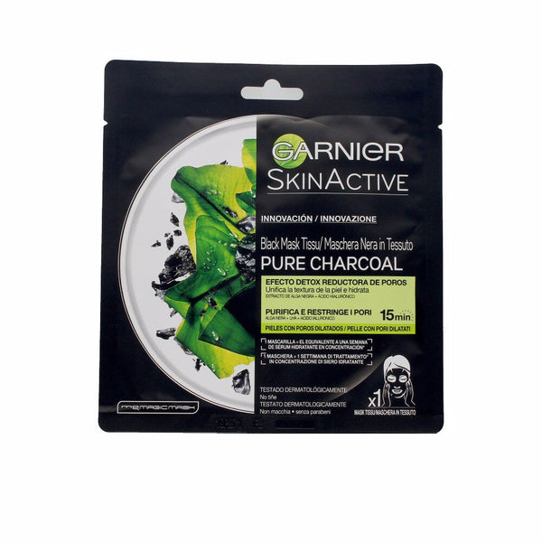 Garnier Pure charcoal black mask kangas detox-vaikutus 28 gr | Vuodevaatteet.fi