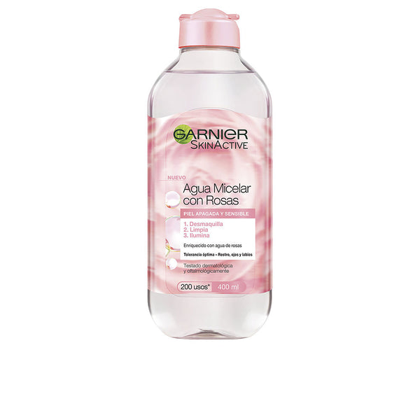 Garnier Skinactive agua rosas micellaarinen vesi 400 ml | Vuodevaatteet.fi