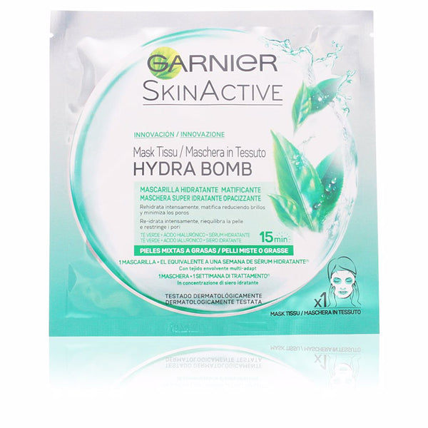 Garnier Skinactive hydrabomb kasvonaamio kosteuttava mattapintainen 28 gr | Vuodevaatteet.fi