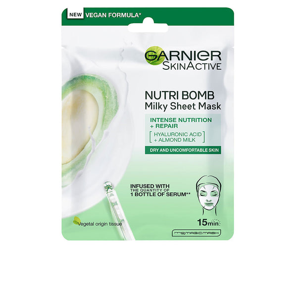 Garnier Skinactive nutri bomb ravitseva korjaava kasvonaamio 1 kpl | Vuodevaatteet.fi