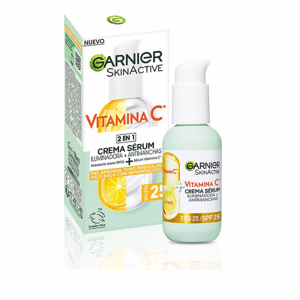 Garnier Skinactive vitamina c voide-seerumi spf25 50 ml | Vuodevaatteet.fi