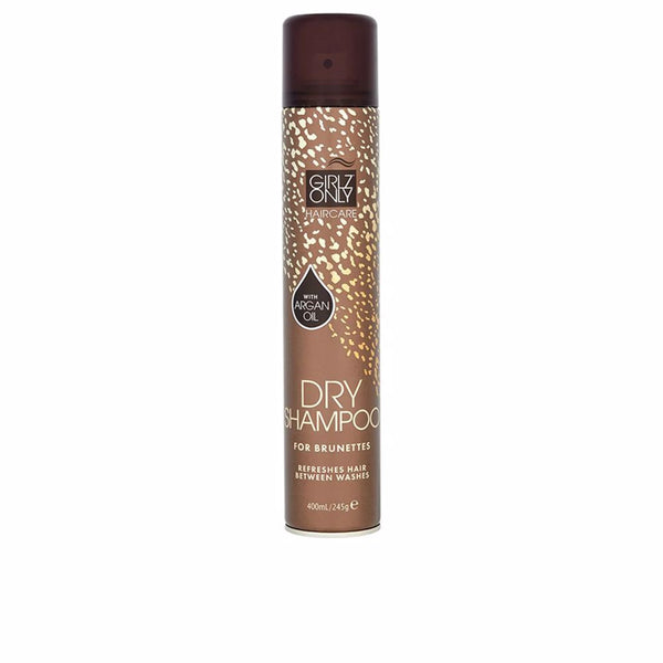 Girlz Only Dry shampoo bruneteille arganöljyllä 400 ml | Vuodevaatteet.fi