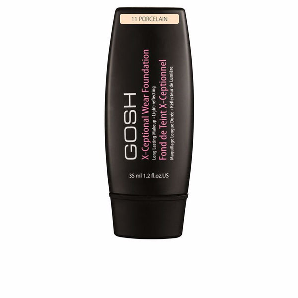 Gosh X-ceptional wear foundation pitkäkestoinen meikki #11-porcelai 35 ml | Vuodevaatteet.fi