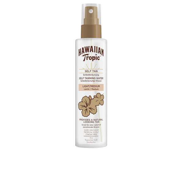 Hawaiian Tropic Self-tanning water vaalea-keskitumma 190 ml | Vuodevaatteet.fi