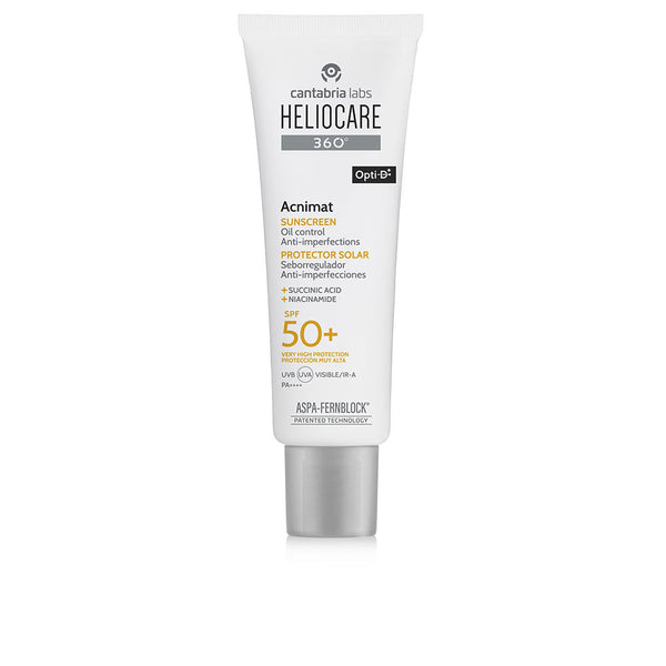 Heliocare 360° Acnimat Sunscreen Anti-Blemish And Mattifying System Spf 50+ 50 Ml | Vuodevaatteet.fi