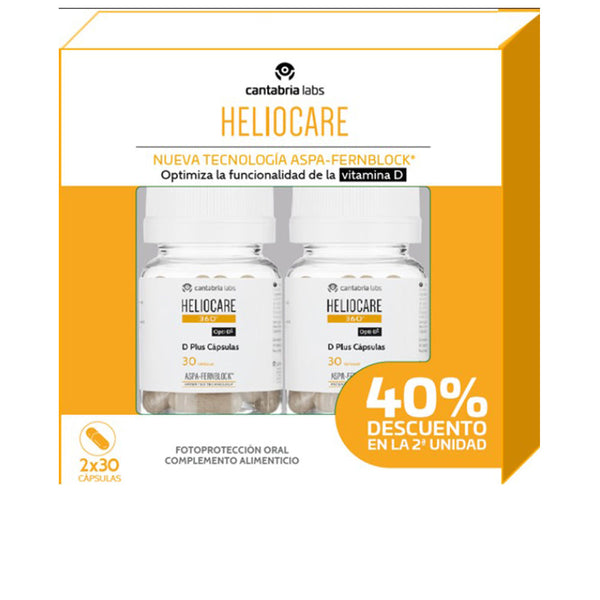 Heliocare 360° D Plus Oral Capsules Pack 2 X 30 U | Vuodevaatteet.fi