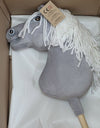 Premium Steckenpferd / Hobby Horse - Grau A3