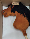 Premium Steckenpferd / Hobby Horse - Hellbraunes Pferd A3