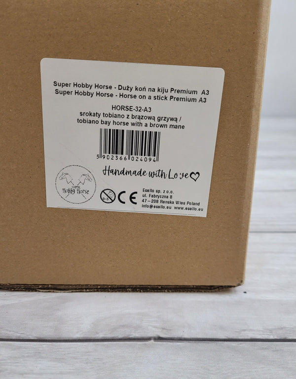 Premium Hobby Horse - Tobiano Baybraun A3