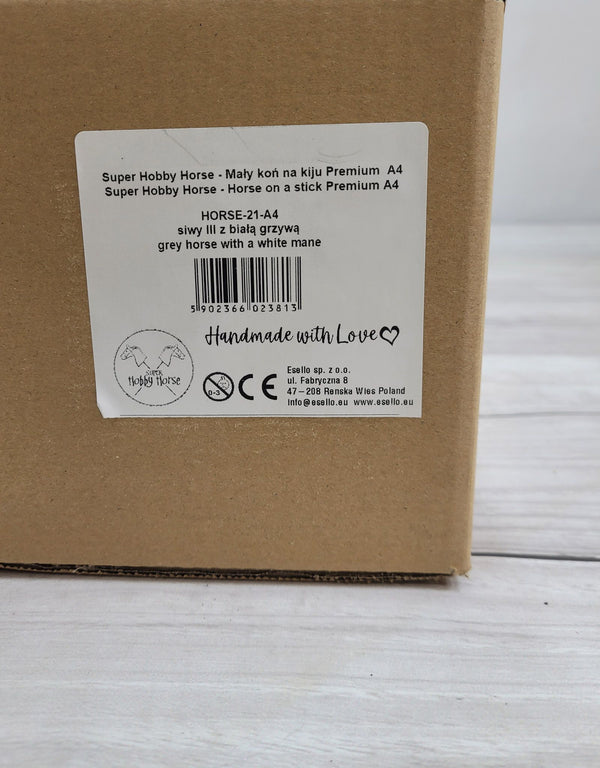 Super Hobby Horse - Super Hobby Horse Premium keppihevonen A4 - harmaa hevonen