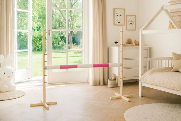Steckenpferd-Hindernis 120cm - Beam pink