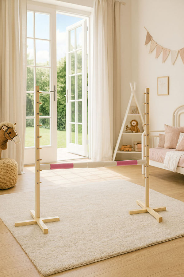 Steckenpferd-Hindernis 160cm - Beam pink
