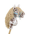 Super Hobby Horse - Super Hobby Horse Premium keppihevonen ruskea leopardi beigenharjalla A4