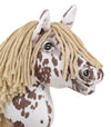 Super Hobby Horse - Super Hobby Horse Premium keppihevonen ruskea leopardi beigenharjalla A4