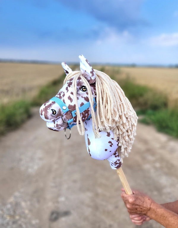 Super Hobby Horse - Super Hobby Horse Premium keppihevonen ruskea leopardi beigenharjalla A4
