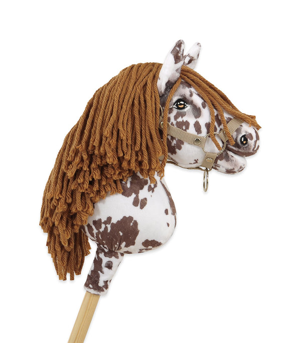 Super Hobby Horse - Super Hobby Horse Premium keppihevonen ruskea leopardikuvio ruskealla harjalla A4