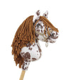 Super Hobby Horse - Super Hobby Horse Premium keppihevonen ruskea leopardikuvio ruskealla harjalla A4