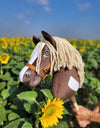 Premium Steckenpferd / Hobby Horse - Western 4 Dunkelbraun A3