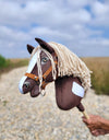 Premium Steckenpferd / Hobby Horse - Western 4 Dunkelbraun A3