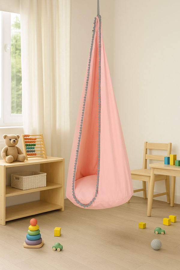Riippuva keinu vauvalle - pastel pink
