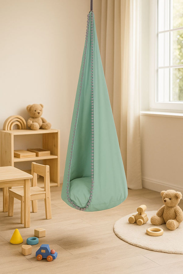 Hängeschaukel für Babys - Pastellgrün