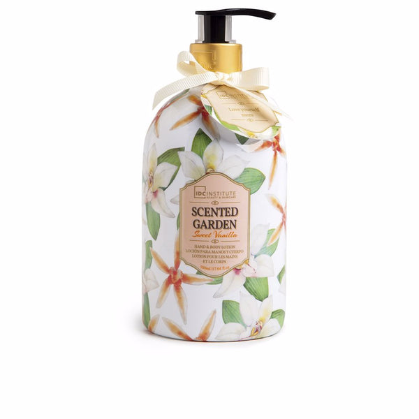 Idc Institute Scented garden käsien ja vartalon voide #sweet vanilla 500 ml | Vuodevaatteet.fi