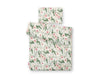 Babydecke und Kissen - Neugeborenes - 75X100cm - Pfingstblumen-Rosa