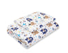 Newborn vuodevaatesetti 2-kpl 75x100cm - navy blue bears
