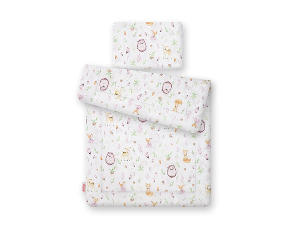 Babydecke und Kissen - Neugeborenes - 75X100cm - Forest Softness