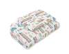 Vaauvan Peitto Ja Tyyny - Newborn - 75X100cm - Turquoise train