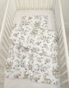 Babydecke und Kissen – Neugeborenes – 75 x 100 cm – Woodland Olive