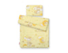 Babydecke und Kissen - Neugeboren - 75x100cm - Teddybären auf Leitern Creme