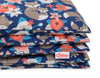 Bettwäsche-Set für Babys – 135 x 100 cm – Fox Family On Blue