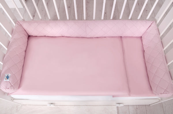 2-in-1- Unipesä ja reunapehmuste - pink