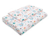 Peitto ja tyyny vauvalle 135x100 cm - blue teddy bears