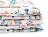 Bettwäsche-Set für Babys - 120x90cm - Turquoise Train