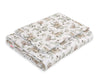 Peitto ja tyyny vauvalle 90x120 cm - woodland olive