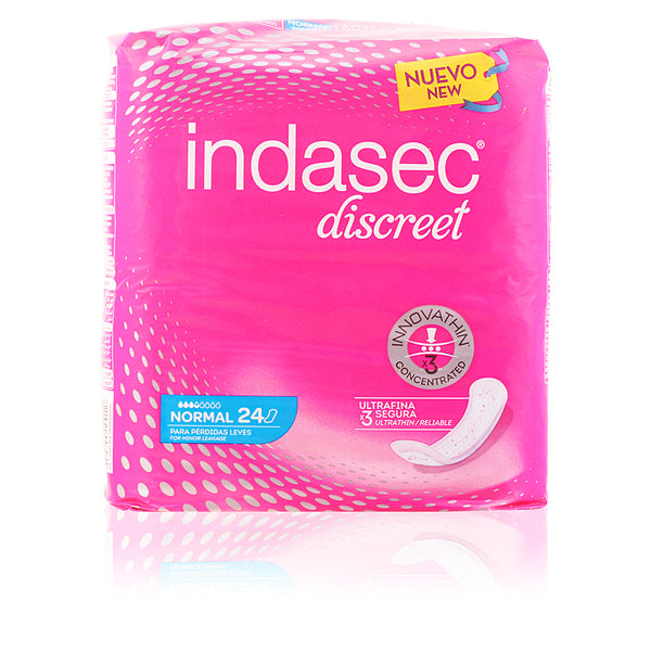 Indasec Discreet Compresa Incontinencia Normal 24 Uds | Vuodevaatteet.fi