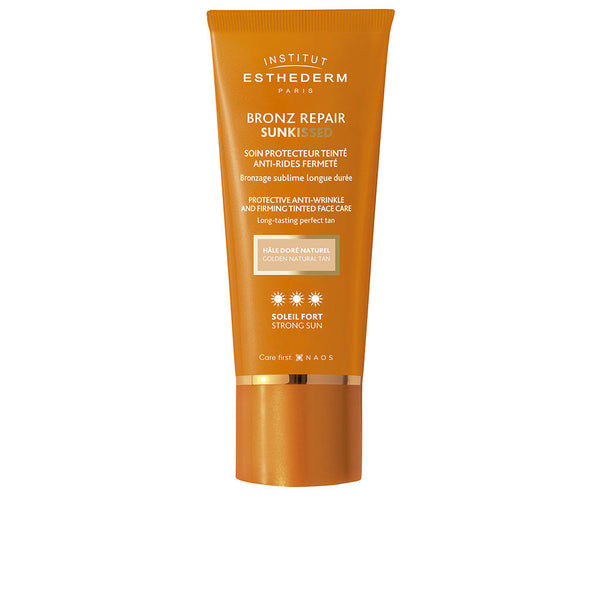 Institut Esthederm Bronz Repair Sunkissed Strong Sun Anti-Wrinkle Facial Cream With Color 50 Ml | Vuodevaatteet.fi