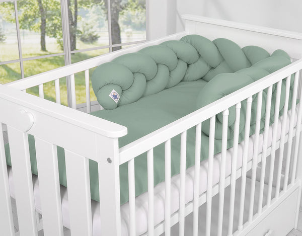 Nestchenschlange für Babybett - Grün