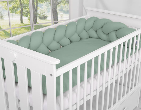 Nestchenschlange für Babybett - Grün