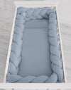 Bettumrandung XXL - Pastellblau