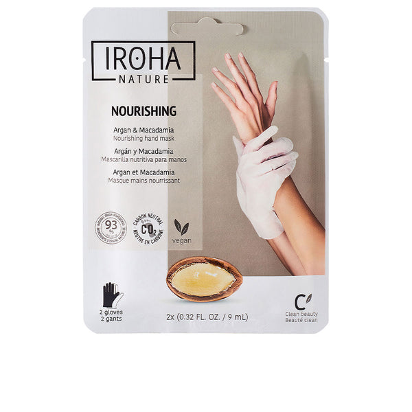 Iroha Argan & macadamia ravitseva käsinaamio 1 u | Vuodevaatteet.fi