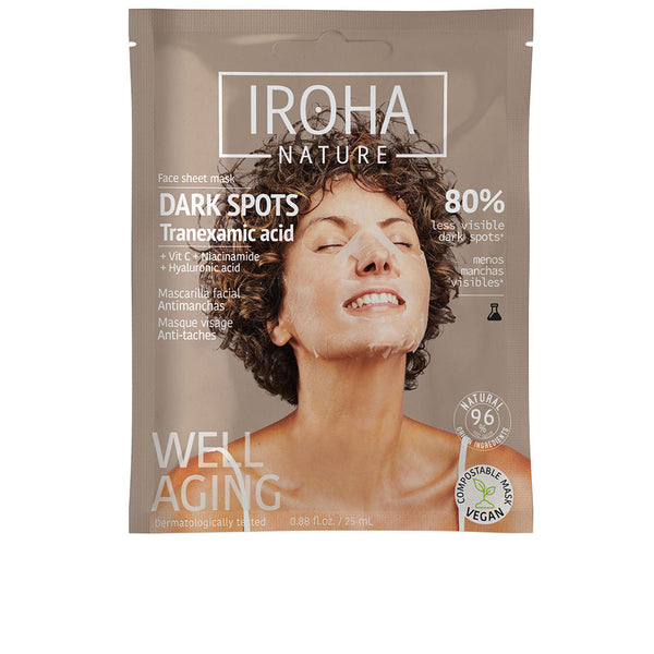 Iroha Dark Spots Facial Mask 1 Unit | Vuodevaatteet.fi
