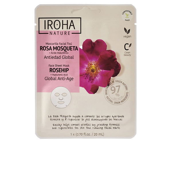 Iroha Rosehip kasvonaamio 1 kpl | Vuodevaatteet.fi