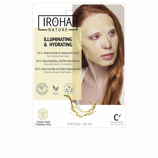 Iroha Tissue mask kirkastava c-vitamiini + ha 1 kpl | Vuodevaatteet.fi