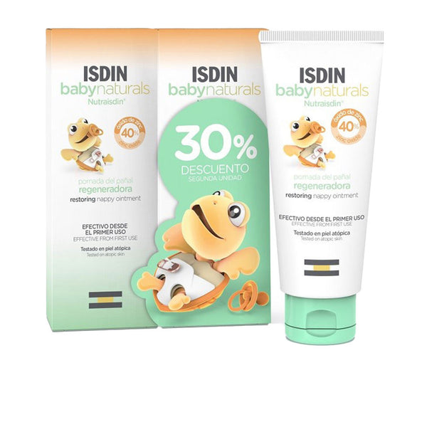 Isdin Babynaturals Regenerating Diaper Ointment Pack 2 X 100 Ml | Vuodevaatteet.fi